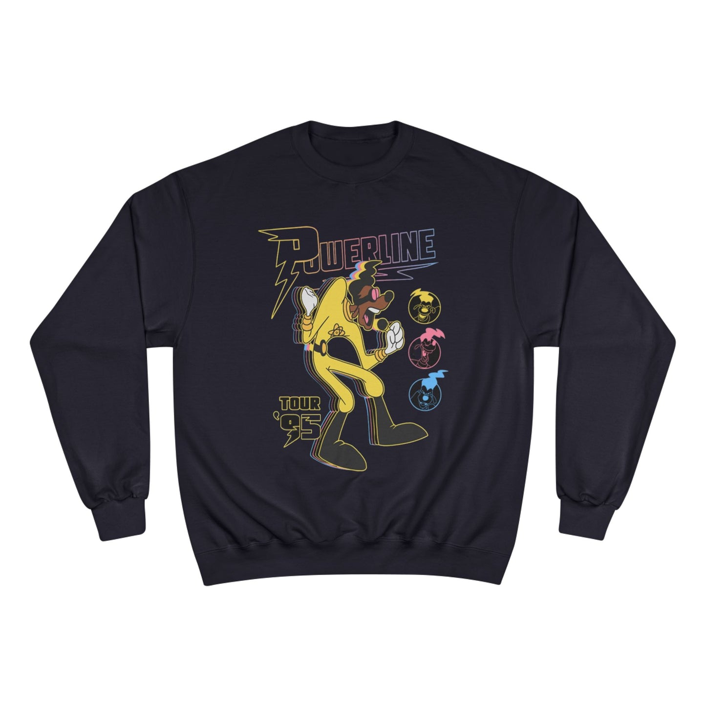 Vintage Powerline Sweatshirt - Retro STAND OUT Tour '95 Graphic Apparel
