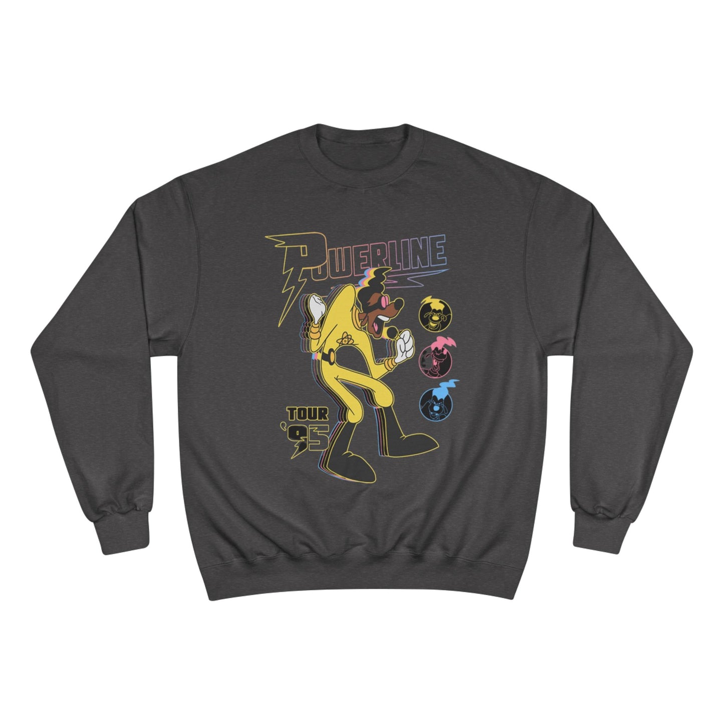 Vintage Powerline Sweatshirt - Retro STAND OUT Tour '95 Graphic Apparel