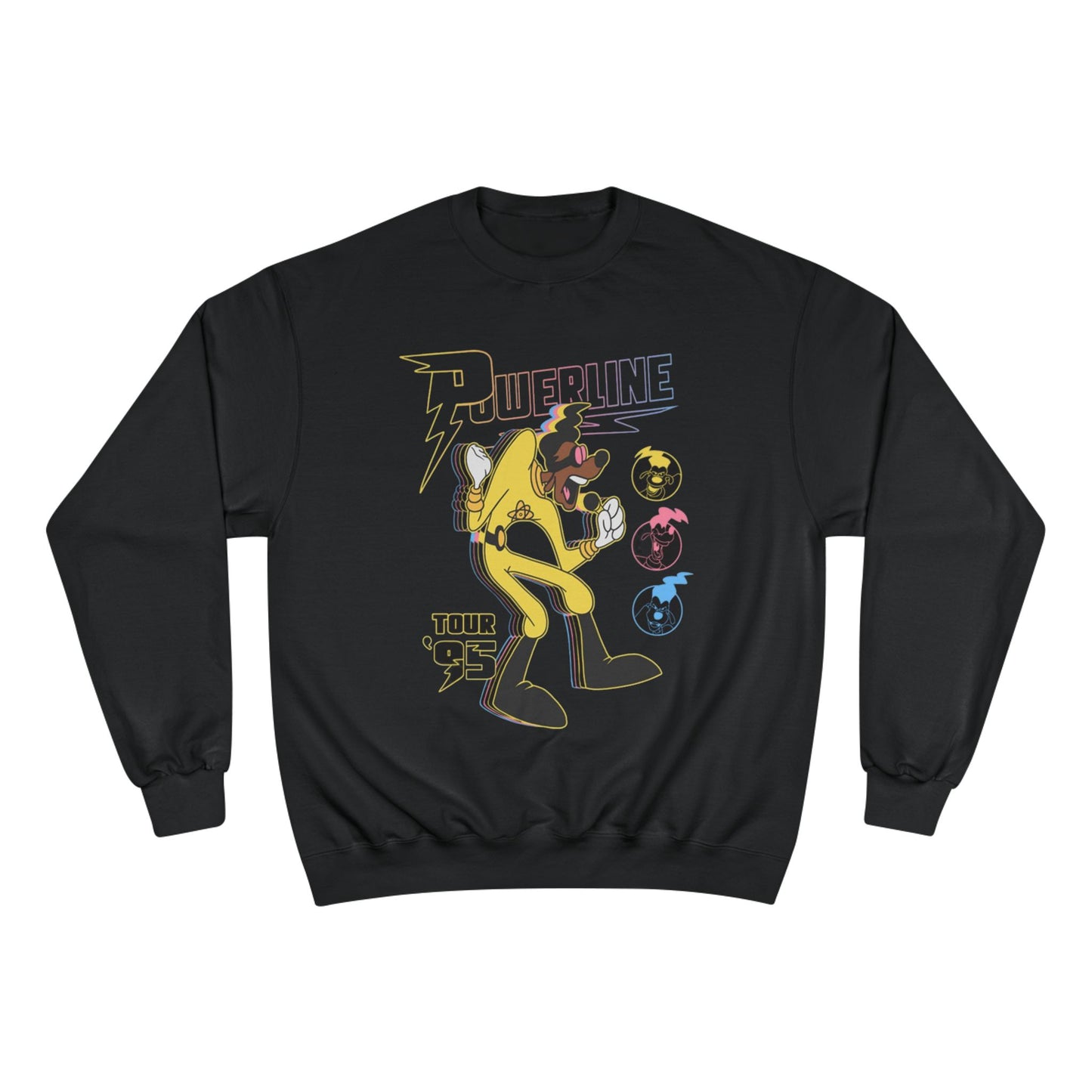 Vintage Powerline Sweatshirt - Retro STAND OUT Tour '95 Graphic Apparel